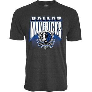 Blue 84 Nba Unisex Adult Nba Tri Blend T Shirt Starters Black